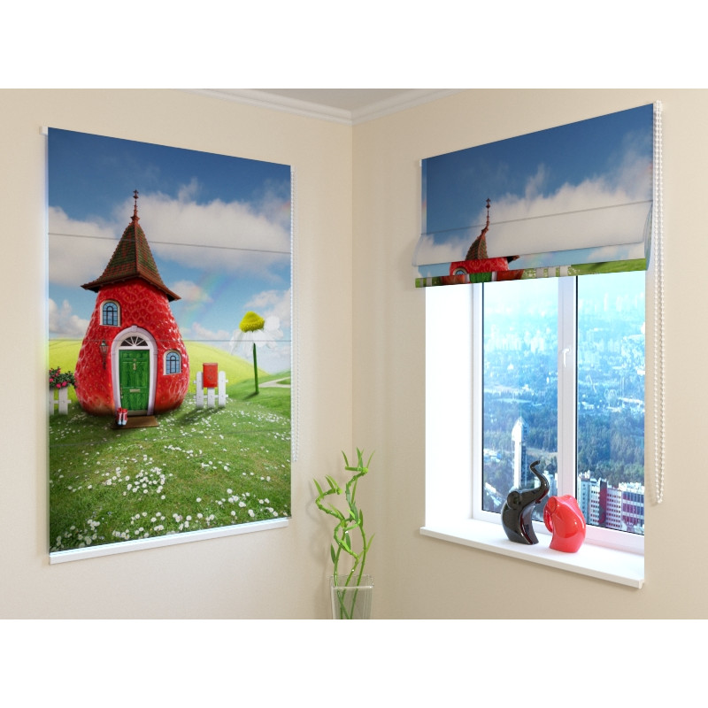 92,99 € Roman blind - with fairy tale house - FIREPROOF