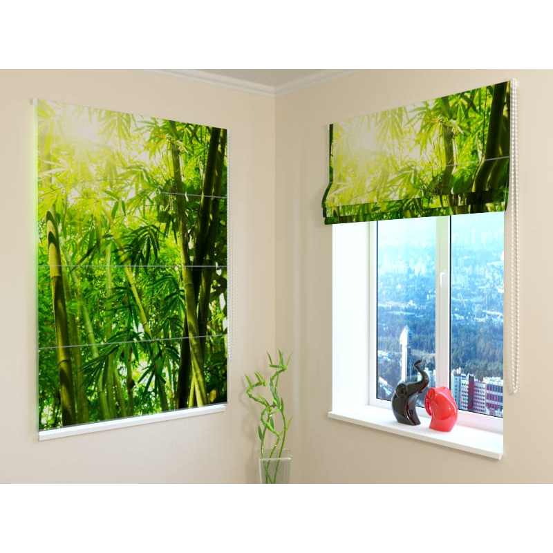 92,99 € Roman blind - in the bamboo forest - FIREPROOF