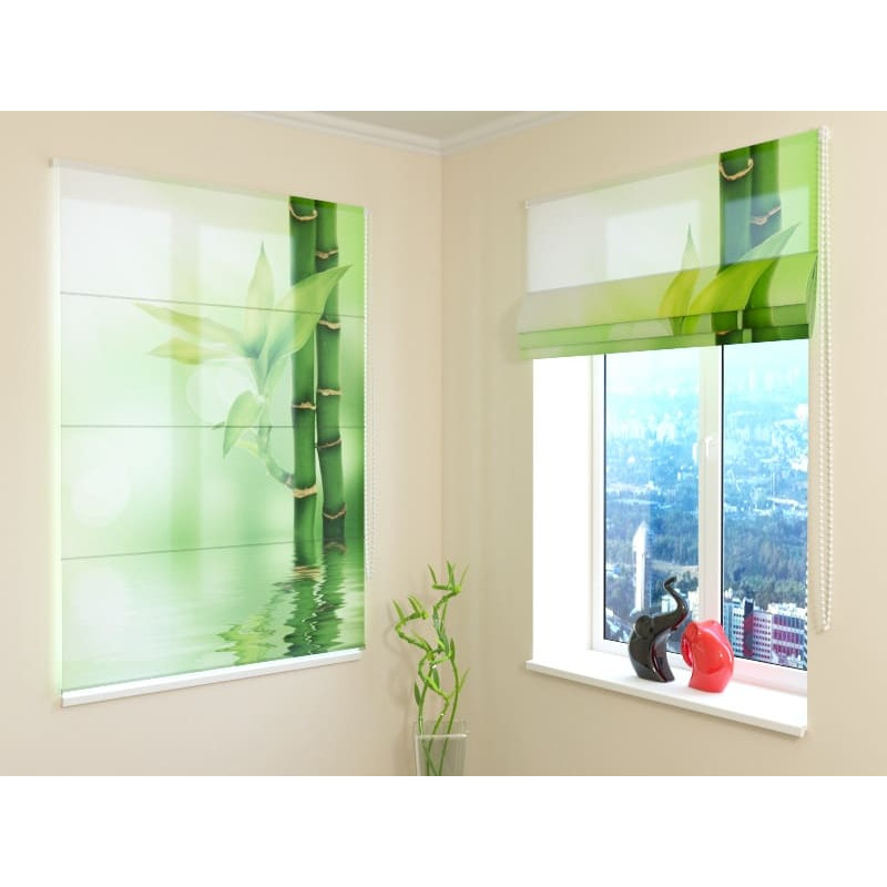 68,00 € Romiešu žalūzija - botānika ar bambusu - ARREDALACASA