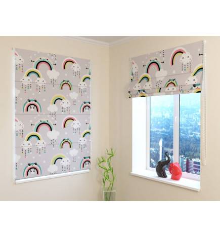 92,99 € Roman blind - with lots of rainbows - FIREPROOF