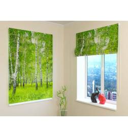 92,99 € Roman blind - with birch trees - FIREPROOF