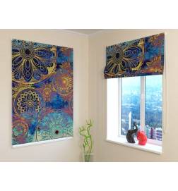 Roman blind - abstract and golden - OSCURANTE