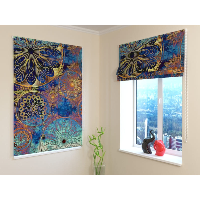 68,50 € Roman blind - abstract and golden - OSCURANTE