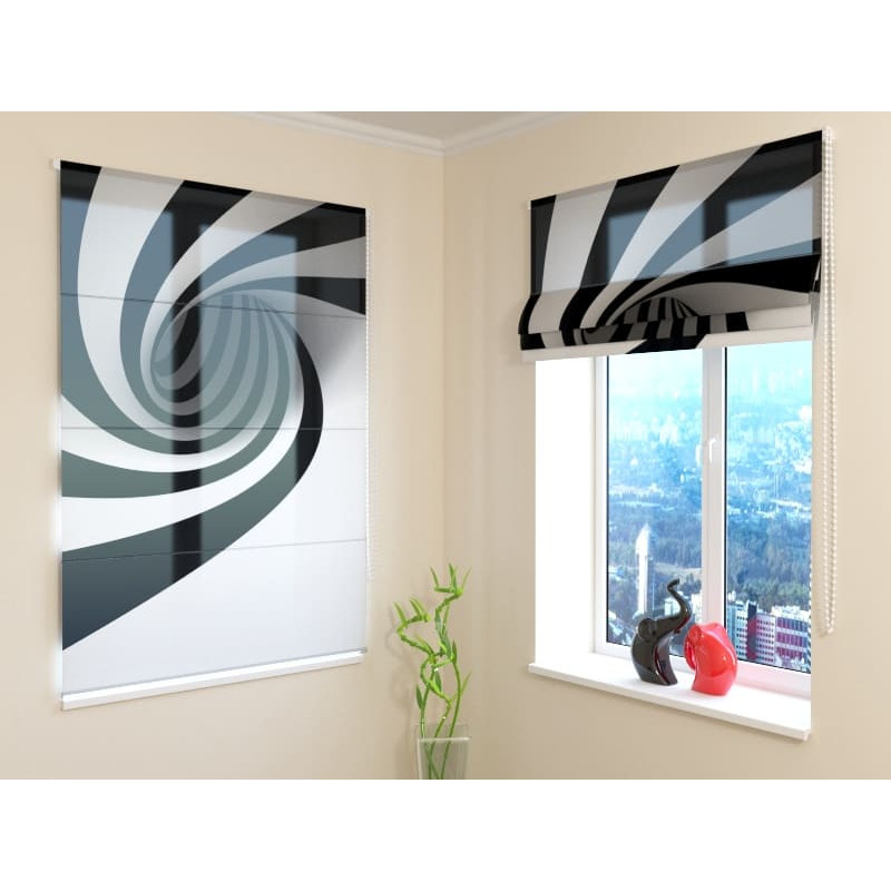 68,00 € Raffrollo – mit Wirbel – ARREDALACASA