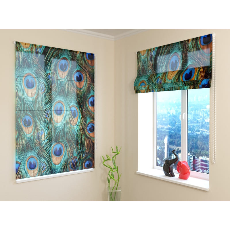 68,00 € Vouwgordijn - abstract en kleurrijk - ARREDALACASA