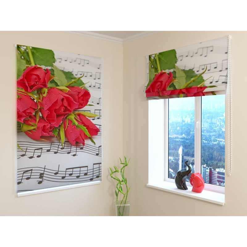 92,99 € Roman blind - with music and flowers - FIREPROOF