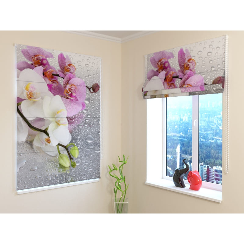 92,99 € Roman blind - between flowers and dew - FIREPROOF