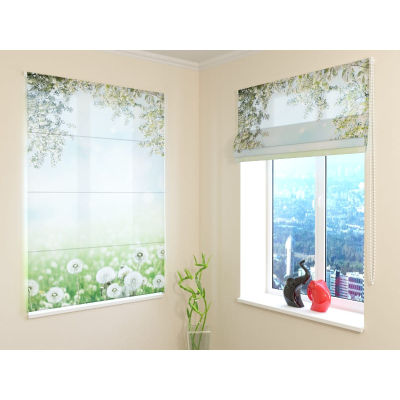 68,00 €Store romain - fleurs de montagne blanches