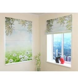 68,50 € Cortina de pachet - Flori de munte alb - Întuner la întuneric