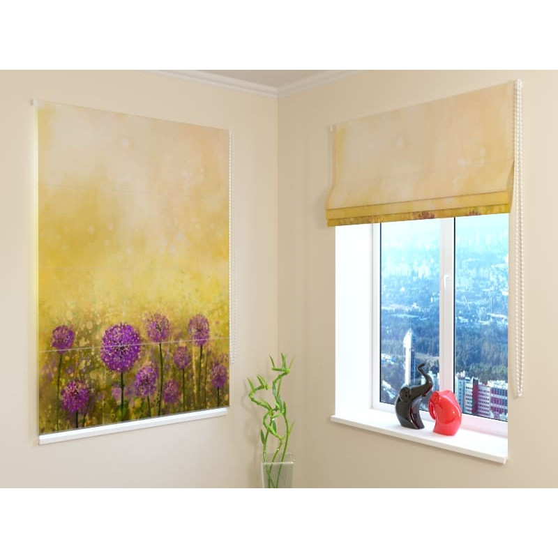 92,99 € Package curtain - with a lawn full of flowers - fireproof