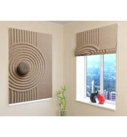 Roman blind - with a stone on the sand - FIREPROOF