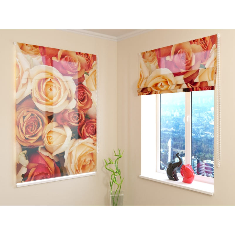 68,00 €Tenda a pacchetto - con tante rose - ARREDALACASA