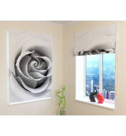 Roman blind - with rose - FIREPROOF