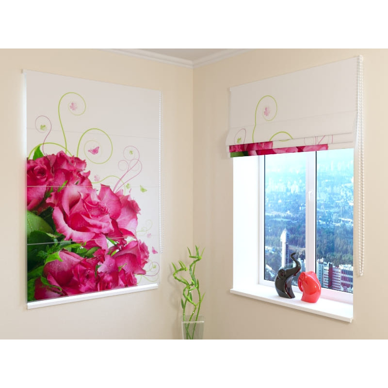 92,99 €Tenda a pacchetto - con le rose e le farfalle - IGNIFUGA