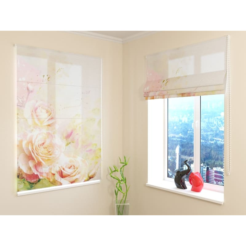 68,00 €Store bateau - avec des roses délicates - ARREDALACASA