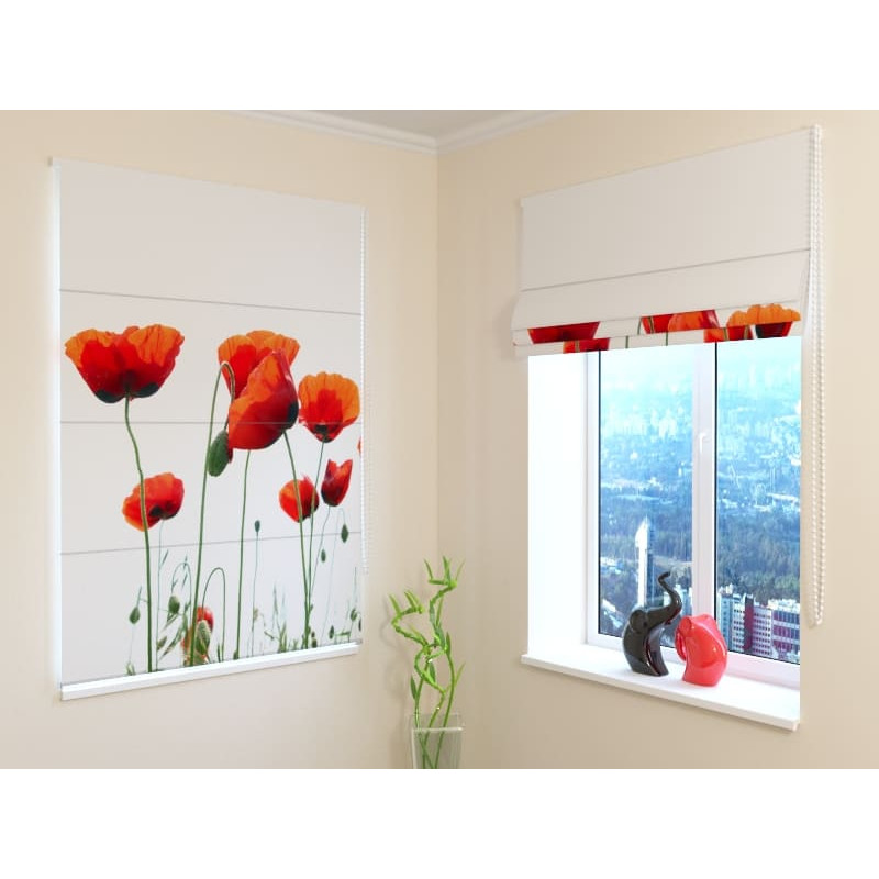 68,50 €Store bateau - bouquet de coquelicots - OSCURANTE
