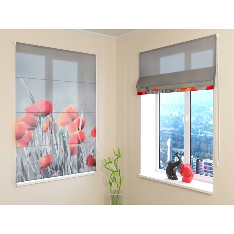 68,00 € Roman blind - with the night of poppies