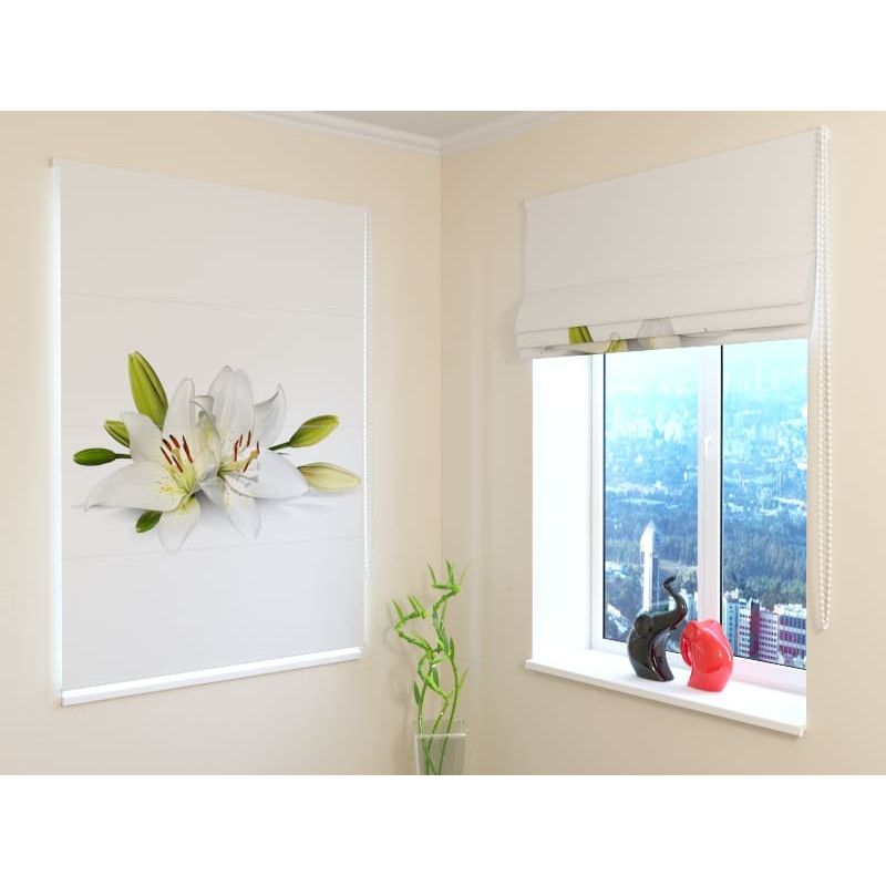 68,50 € Roman blind - with lilies - OSCURANTE