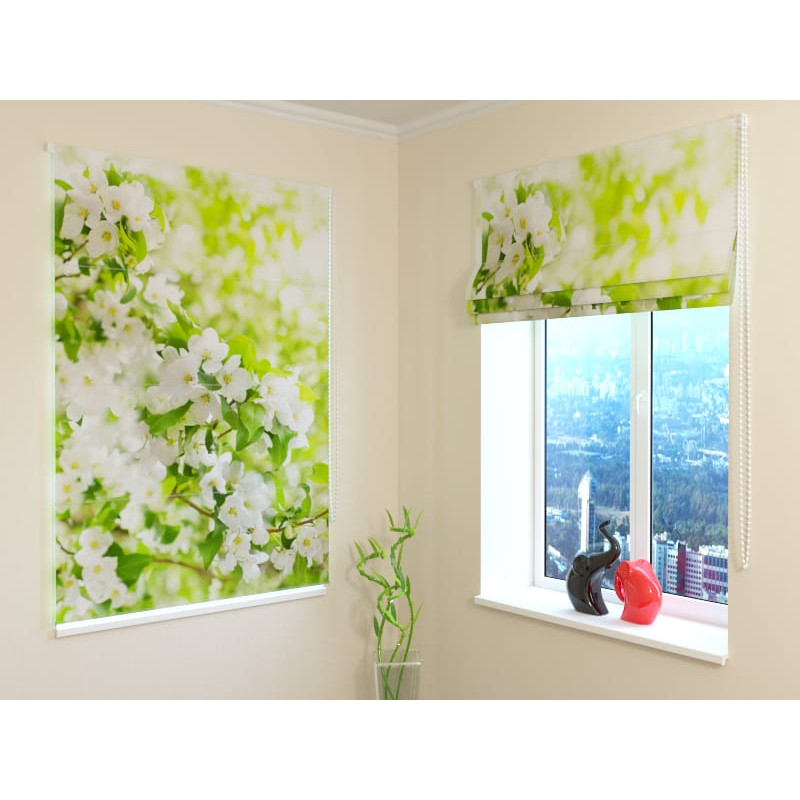 92,99 € Roman blind - with the forest in bloom - FIREPROOF