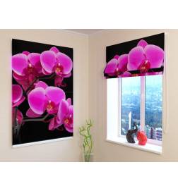 Vouwgordijn - nachtelijke orchideeën - OSCURANTE