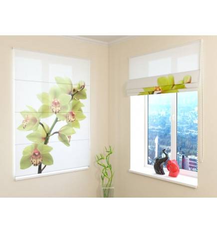 68,00 € Roman blind - with a branch of orchids - ARREDALACASA