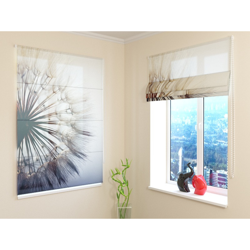 92,99 € Roman blind - with a wild flower - FIREPROOF