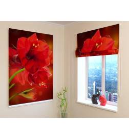 92,99 € Roman blind - with hibiscus flowers - FIREPROOF