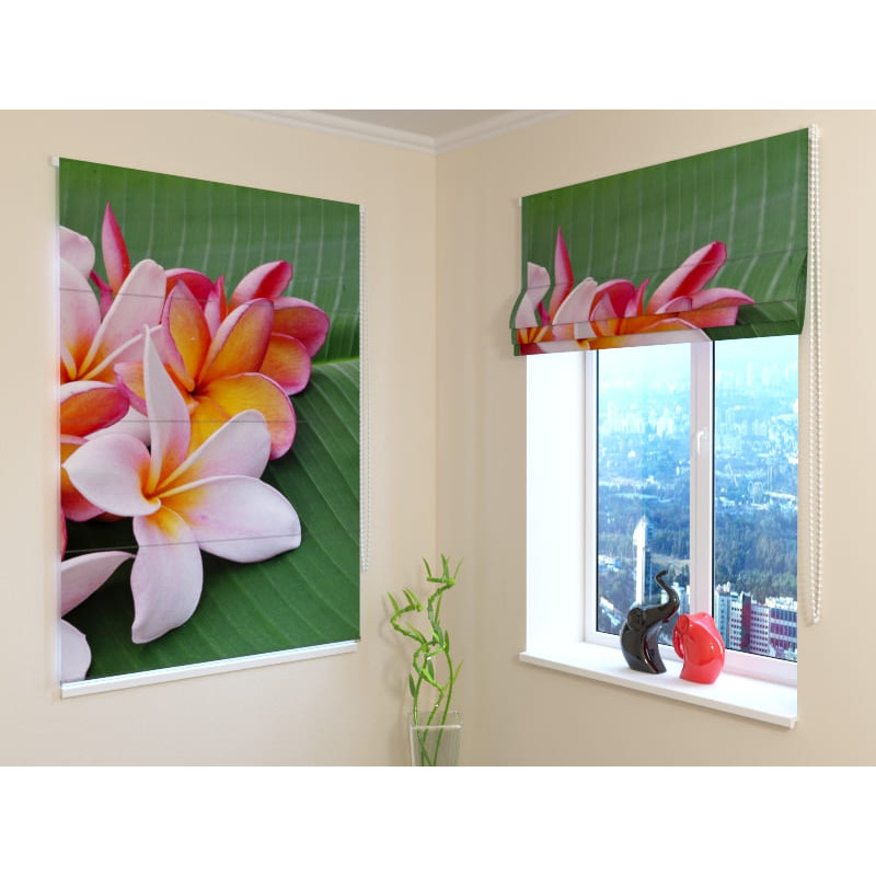 68,50 € Roman blind - with tropical flowers - OSCURANTE
