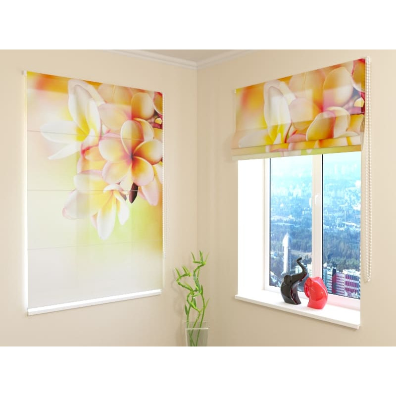 68,00 € Rooma ruloo - frangipani lilledega - ARREDALACASA