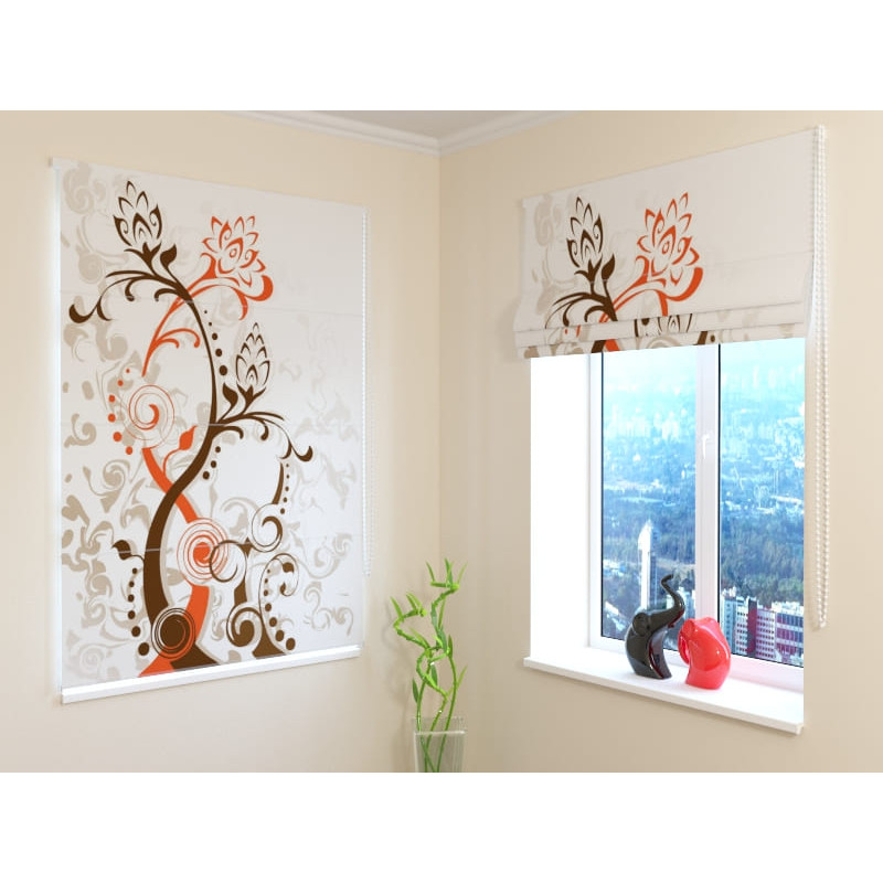 92,99 € Vouwgordijn - gebloemd en tweekleurig - VUURPROOF 92,99 € Vouwgordijn - gebloemd en tweekleurig - VUURPROOF