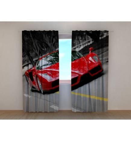 1,00 € Custom tent - featuring an all red supercar