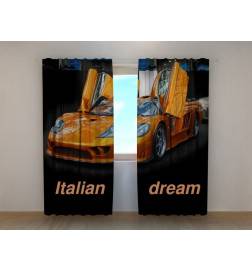Mukautettu teltta - mukana italialainen superauto