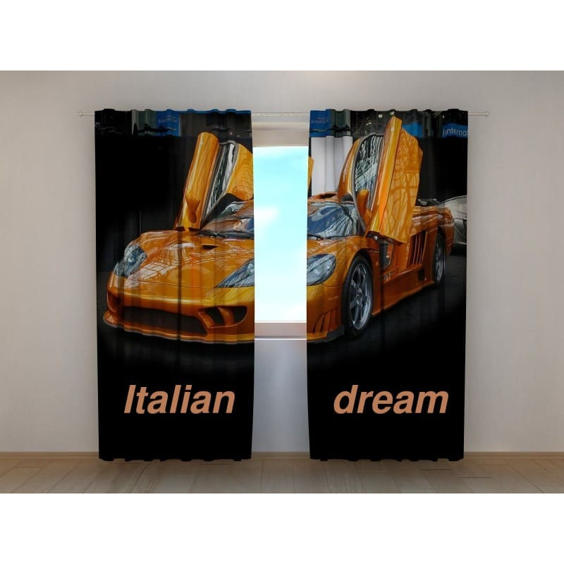 1,00 € Mukautettu teltta - mukana italialainen superauto