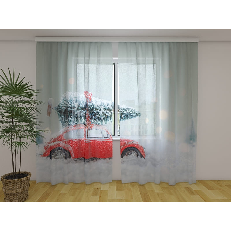 1,00 €Tenda personalizzata - in automobile a Natale