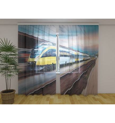 Tenda personalizzata - con un treno moderno