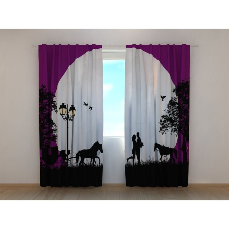 0,00 €Rideau sur mesure - avec 2 amoureux