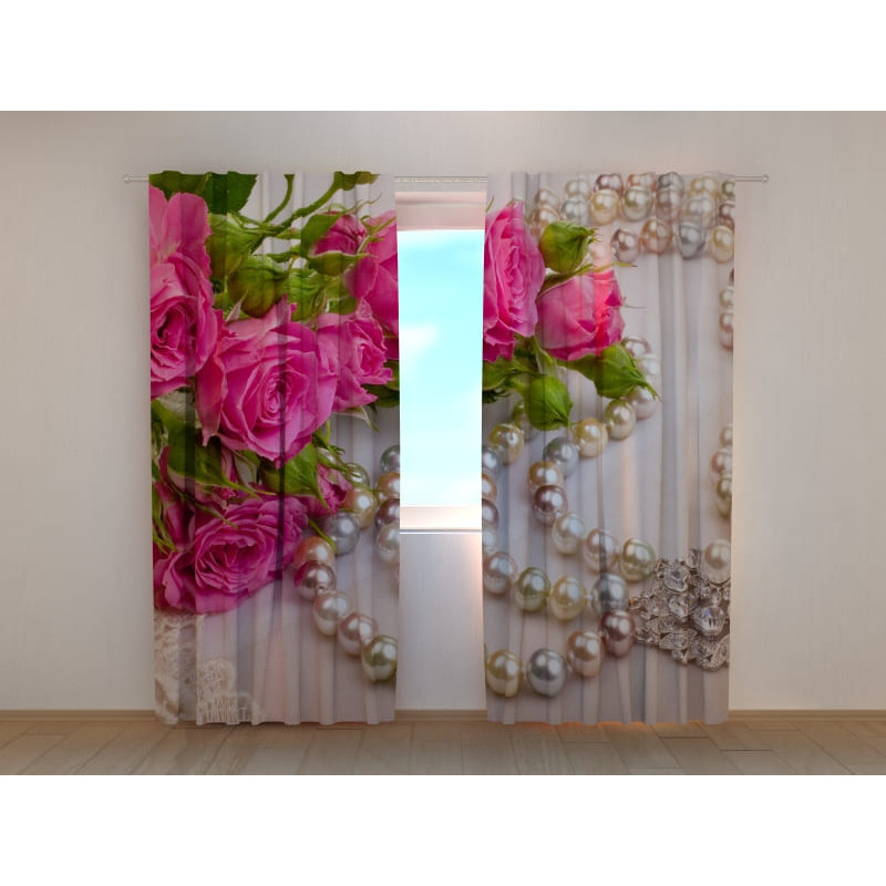 0,00 € Cortina personalizada - con perlas y rosas