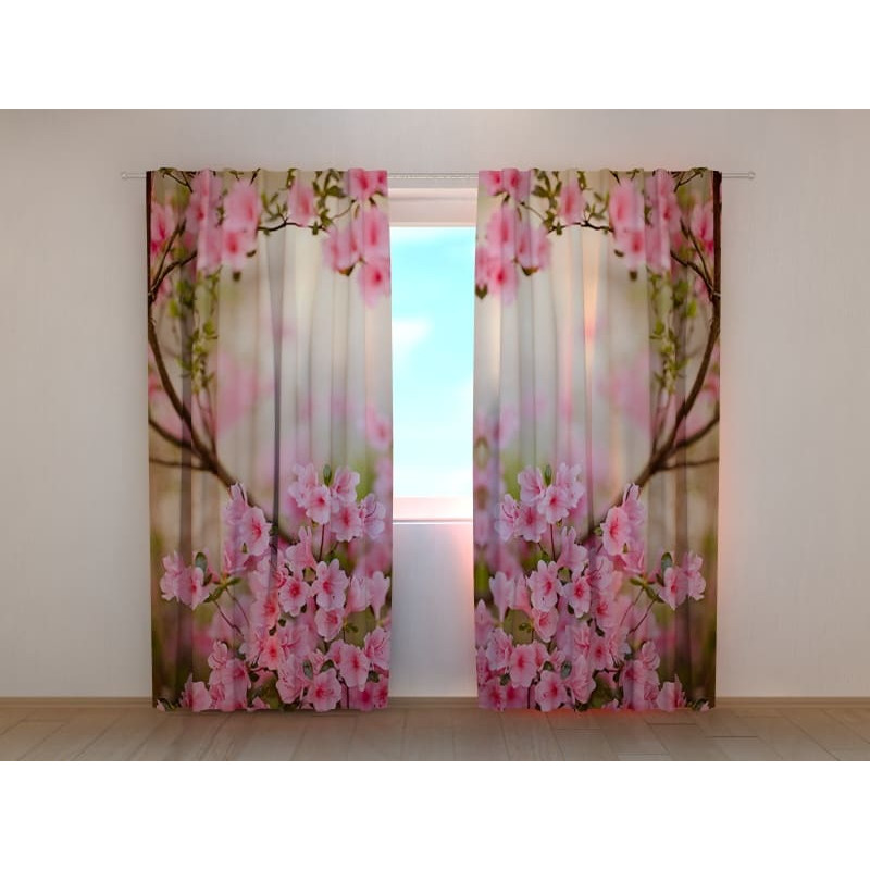 0,00 € Personalized curtain - with a floral heart