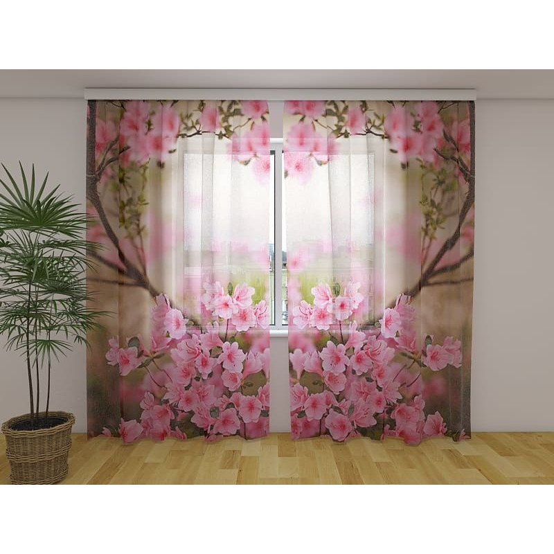 0,00 €Rideau personnalisé - avec un coeur floral