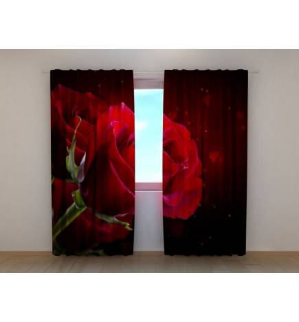 0,00 € Personalized curtain - with 1 romantic rose