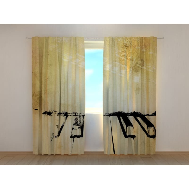 0,00 € Custom curtain - with piano keys