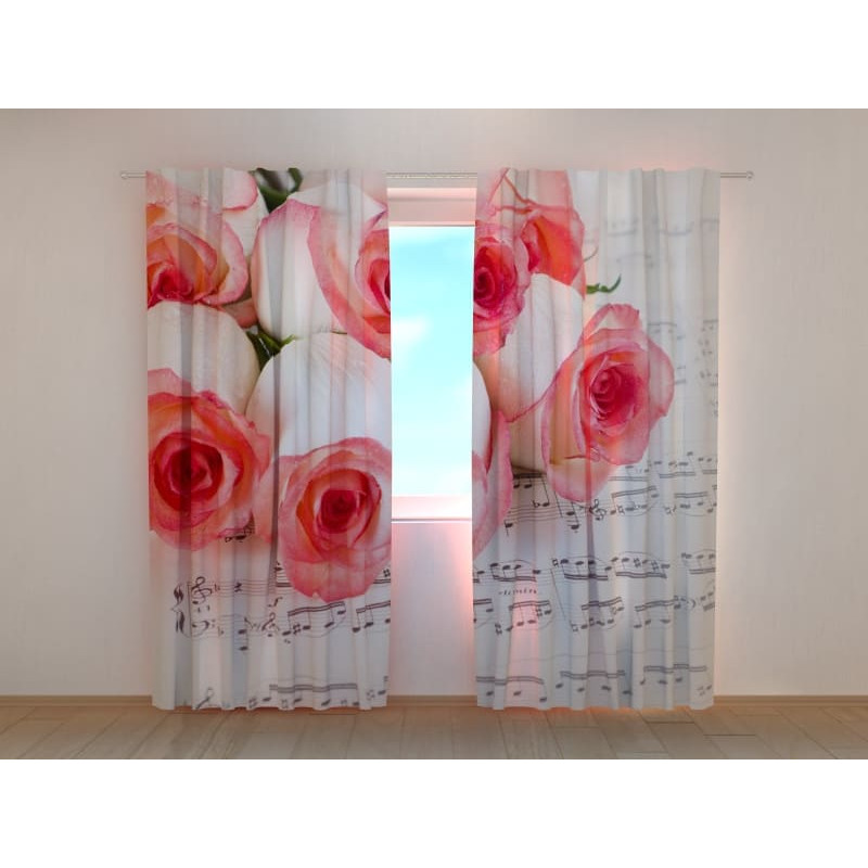 0,00 € Personalisierter Vorhang – mit Musik und Blumen