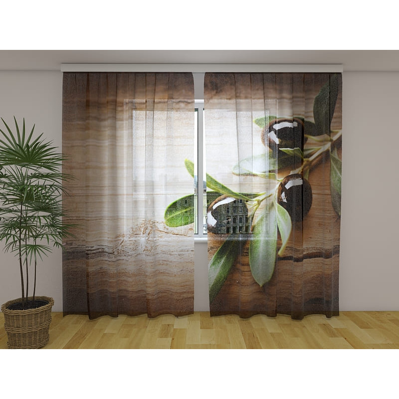 0,00 € Custom curtain - with olives