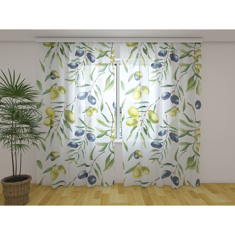 0,00 € Custom curtain - with olives in the leaves 0,00 € Custom curtain - with olives in the leaves