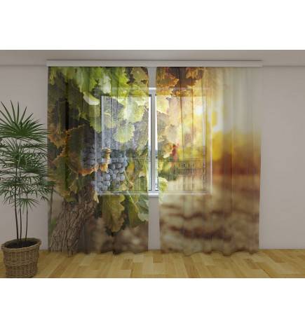 Isikupärastatud kardin - viinamarjakombidega