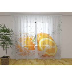 Custom curtain - with fruit juice