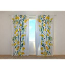 0,00 € Custom curtain - with lemons and leaves