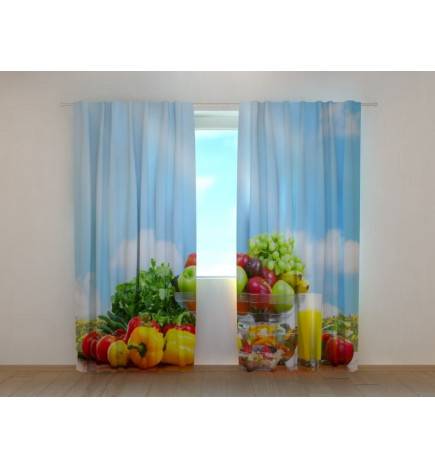 0,00 € Personalisierter Vorhang - Sommer mit Früchten