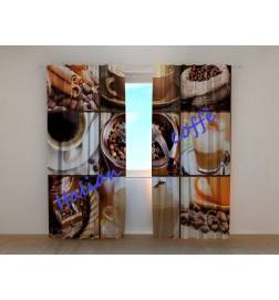 Personalized curtain - with coffee - ARREDALACASA