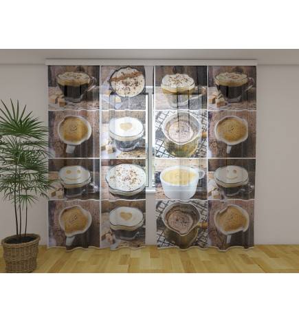 Tenda personalizada - com café e cappuccino